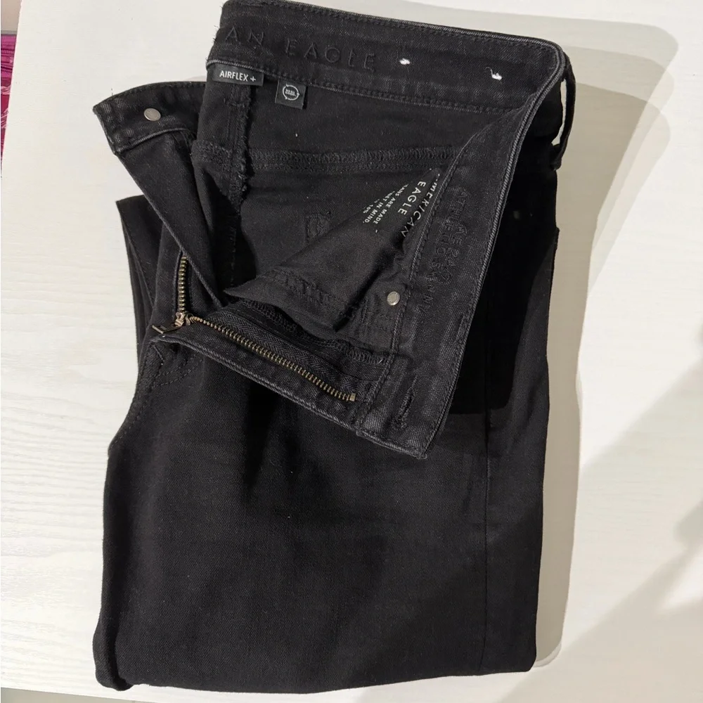 American Eagle men’s Athletic Skinny Black Jeans size 32x32 - Picture 6 of 9